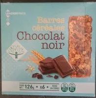 Mängden socker i Barre céréales chocolat noir