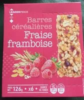 Mängden socker i Barres céréalières