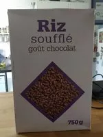Mängden socker i Riz soufflé goût chocolat