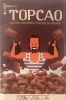 Mängden socker i Topcao Céréales chocolatées fourrage chocolat