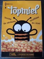 Mängden socker i Topmiel boules de céréales soufflées au miel
