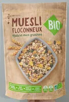 Mängden socker i Muesli floconneux nature aux graines
