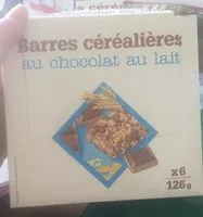 Mängden socker i barres céréalières au chocolat au lait