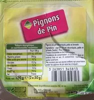 Mängden socker i Pignons de pin