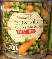 Mängden socker i Petits pois et jeunes carottes