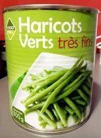 Mängden socker i Haricots verts très fins