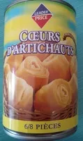 Mängden socker i Coeurs d'artichauts