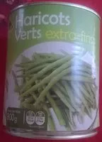 Mängden socker i Haricots verts extra fins