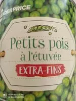 Mängden socker i Petit pois à l'étuvée extra fin