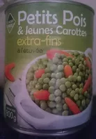 Mängden socker i petits pois et jeunes carottes extra-fins