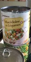Mängden socker i Macedoine de légumes