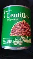 Mängden socker i Lentilles préparées