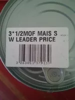 Mängden socker i Maïs