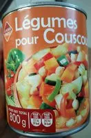 Mängden socker i Légumes pour couscous
