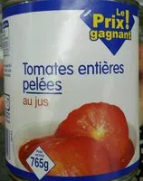 Mängden socker i Tomates entières pelées