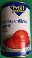 Mängden socker i Tomates entières pelées au jus