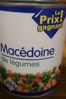 Mängden socker i Macédoine de legumes