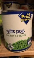 Mängden socker i Petits Pois Très Fin à L'étuvée