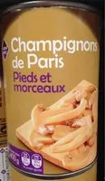 Mängden socker i Champignons de Paris Pieds et Morceaux