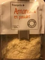 Mängden socker i Amandes en poudre