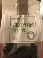 Mängden socker i Cranberry sechées