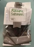 Mängden socker i Raisins sultanines