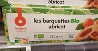 Mängden socker i Les barquettes Bio abricot