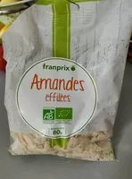 Mängden socker i Amandes effilées