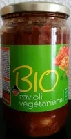 Mängden socker i Raviolis végétariens bio