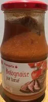 Mängden socker i Bolognaise pur boeuf