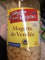 Mängden socker i Mogette de Vendée label rouge