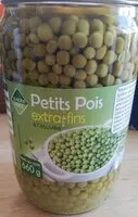 Mängden socker i Petit pois extra-fins à l'étuvée