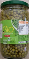 Mängden socker i Bio petits pois