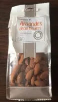 Mängden socker i Amandes décortiquées