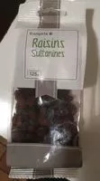Mängden socker i Raisins Sultanines
