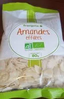 Mängden socker i Amandes effilées