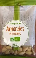 Mängden socker i Amandes emondees