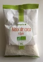 Mängden socker i Noix de coco râpée