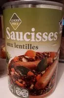 Mängden socker i Saucisses Aux Lentilles, Les Connaisseurs, 420 Grammes, Marque Leader Price