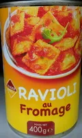 Mängden socker i Ravioli au fromage