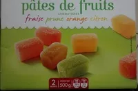 Mängden socker i Pâtes de fruits