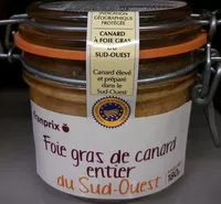Mängden socker i Foie gras de canard entier du Sud-Ouest