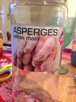Mängden socker i Asperges pelées main