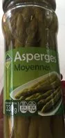 Mängden socker i Asperges Moyennes
