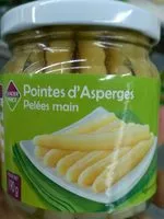 Mängden socker i Pointes d'asperges pelées main