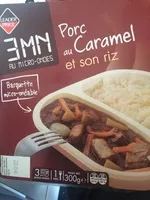 Mängden socker i Porc au caramel et son riz