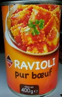 Mängden socker i Ravioli pur boeuf