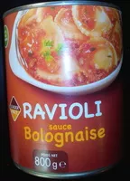 Mängden socker i Ravioli sauce Bolognaise
