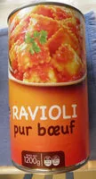Mängden socker i Ravioli Pur Bœuf Leader Price