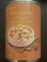 Mängden socker i Blanquette de veau